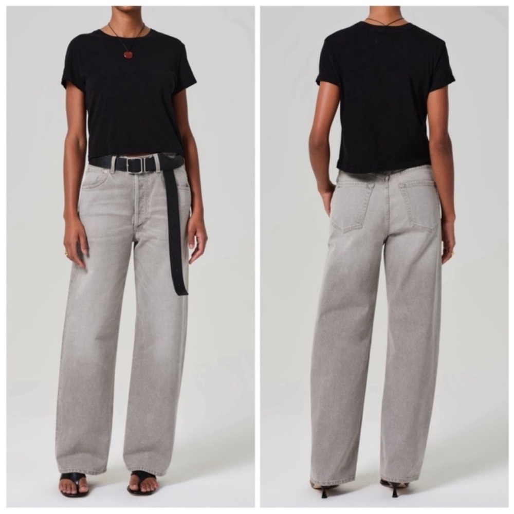 Citizens Of Humanity Ayla Cuffed Jean Quartz Gray 29